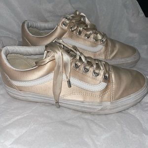 Vans Old Skool Satin Blush/True White Low Top Sneakers